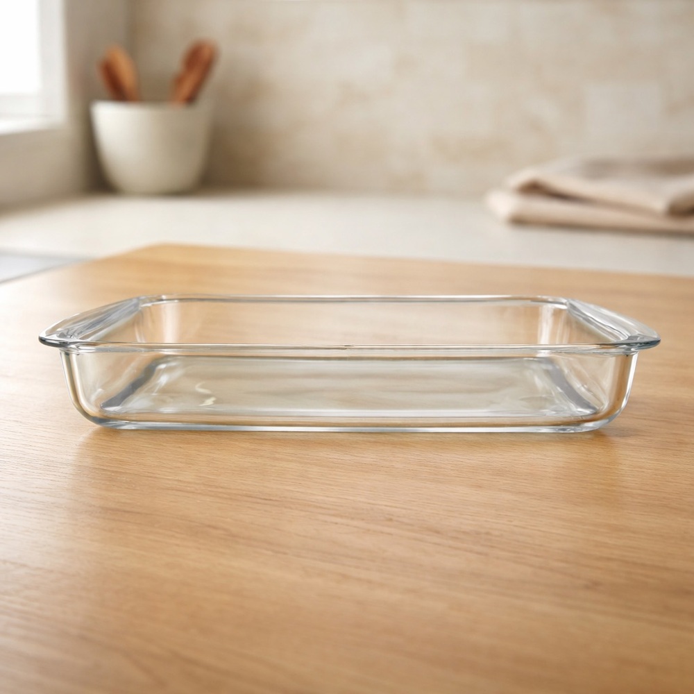 Vintage Pyrex Clear Glass Rectangular Baking Dish